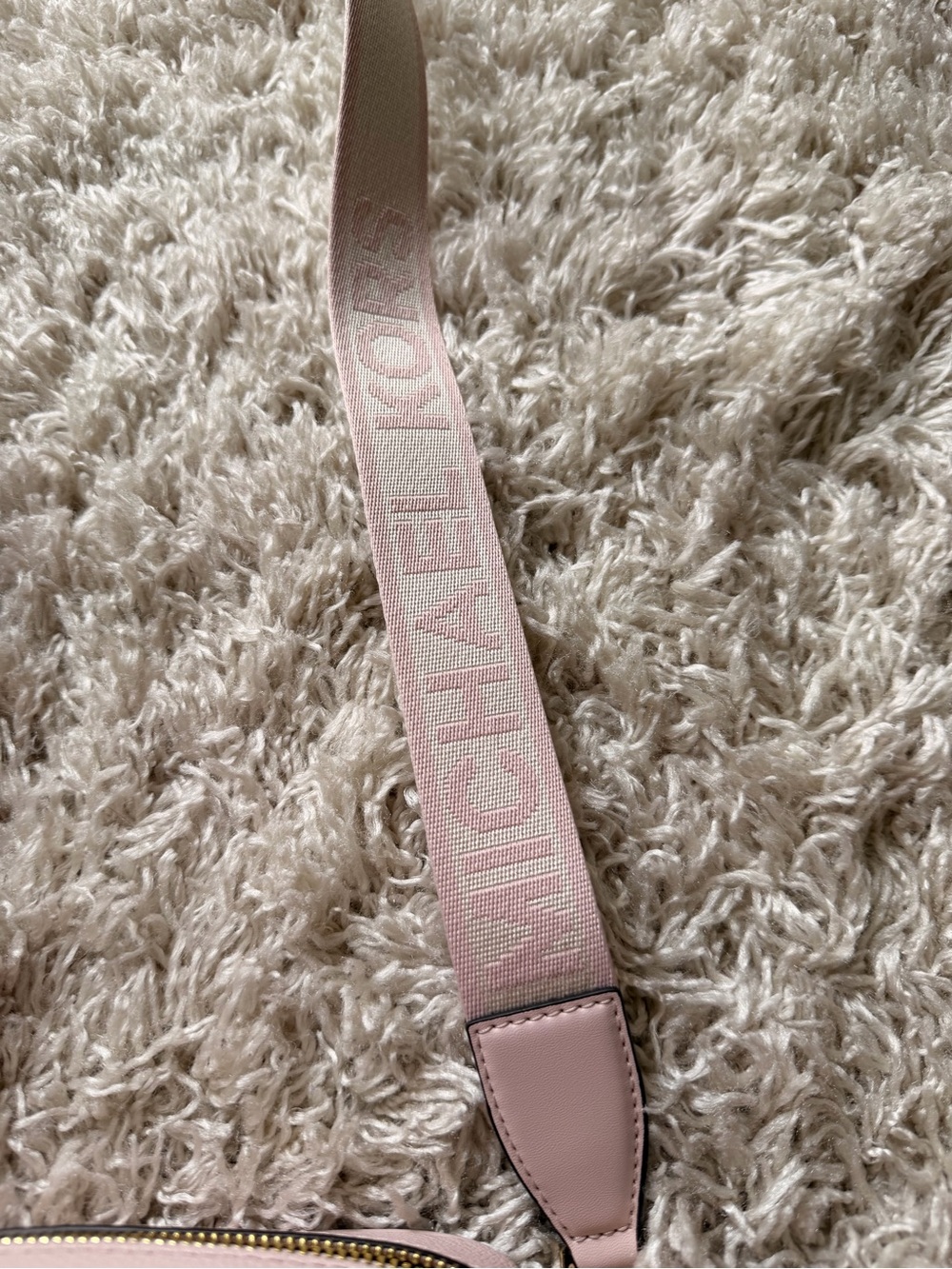 Michael Kors Blush Pink Pebbled Leather Crossbody with Coin Pouch - Picture 3 of 9